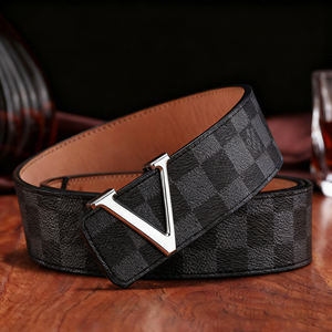 Elegante Cintura Formale da Uomo in Vera Pelle di Vacchetta con Design 3D e Fibbia in Lega Solida, Opzione Logo Personalizzato - Product Image 3