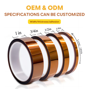 Nhiệt độ cao Băng cách điện một mặt kaptone băng cho <span class=keywords><strong>PCB</strong></span> bảo vệ Pi <span class=keywords><strong>polyimide</strong></span> phim Băng - Product Image 6