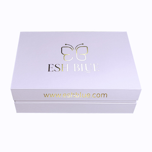 Biểu Tượng Tùy Chỉnh Sang Trọng Hai Mảnh Các Tông Giấy Bao Bì Có Thể Tháo Rời Nắp Cứng Nhắc Hộp Quà Tặng Với Lụa Satin Lót - Product Image 3