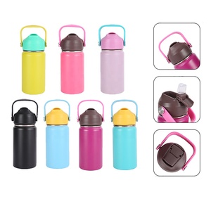 Bouteille isotherme sous vide pour enfants en acier inoxydable 12oz 14oz 16oz avec <span class=keywords><strong>bouchon</strong></span> à paille, garde au froid et au chaud pendant 12h - Product Image 2