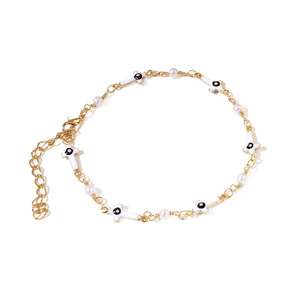 Rosari in lega placcati oro con perle, con Occhio di Allah, Croce e Vergine Maria, <span class=keywords><strong>per</strong></span> Battesimo e <span class=keywords><strong>Preghiera</strong></span>, Braccialetti di <span class=keywords><strong>preghiera</strong></span> cattolici - Product Image 6