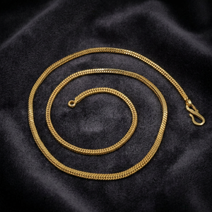 Cadena de Oro de 14K, 18K, 24K al por Mayor, Cadena de Eslabones de Serpiente, Cadena de Moda, Cadena de Latón, Diseño de Cadena Moderna, Cadena Estilo Serpiente - Product Image 4