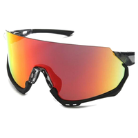 OEM Custom Multicolor Mirror Shield Vented Semi Rimless Sports Sunglasses for Men Women Outdoor Cycling Running Fishing Climbing