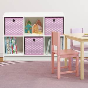Étagère à livres moderne et écologique pour enfants avec 6 compartiments et <span class=keywords><strong>3</strong></span> bacs de rangement en tissu, armoire en bois pour la maison, le bureau et le salon - Product Image 4