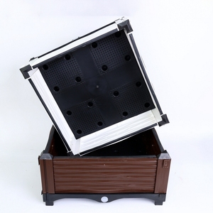 Jardinière Modulaire Surélevée en Plastique Durable pour Jardin, Patio, Légumes, Herbes et Fleurs - Product Image 4