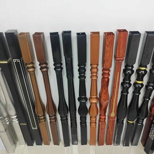 Aluminum Stair Handrail Custom Colors Sizes Modern Design Indoor Villa Balcony Rotating Railings - Product Image 1