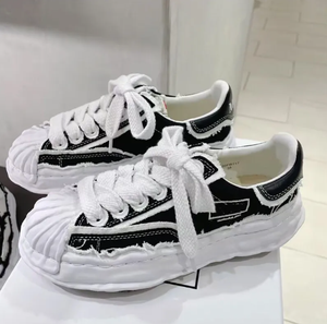 Zapatillas <span class=keywords><strong>de</strong></span> Deporte <span class=keywords><strong>de</strong></span> Máxima Calidad del Diseñador MIHARAS YASUHIROS para Hombre y <span class=keywords><strong>Mujer</strong></span> Mmy Bajas <span class=keywords><strong>de</strong></span> Lona Negras Casuales para Caminar - Product Image 6