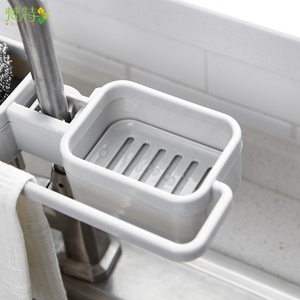 Soap Holder Box with Lid Plastic Soap <b>Dish</b> Box for Bathroom Kitchen and Home <b>Dish</b> Towel Holder Sink Drain <b>Rack</b> - Product Image 5