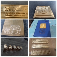 Machine de gravure CNC pour le marquage à chaud, l'estampage à chaud, et les matrices plates 2D en laiton pour l'impression