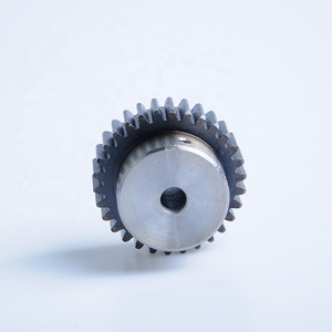 Engrenages hélicoïdaux spéciaux OEM, norme interne, en acier inoxydable, usinage CNC, transmission automatique, 35 dents, alésage 8 mm, grand engrenage droit - Product Image 3
