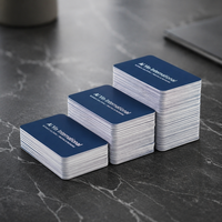 Cartes de visite professionnelles modernes personnalisées imprimées en relief, en carton d'art couché gris foncé de haute qualité 400g avec vernis sélectif UV et couleur personnalisée