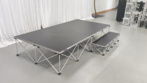 แท่นเวทีอลูมิเนียมแบบพกพาแท่นเวทีกลางแจ้งสำหรับกิจกรรมคอนเสิร์ตงานแต่งงาน - Product Image 3