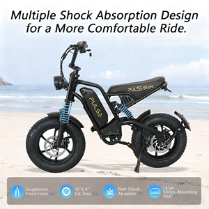 Vélo électrique de haute sécurité pour enfants 48v 500w moteur de moyeu arrière Mini vélo électrique avec 16*4 gros pneu - Product Image 5