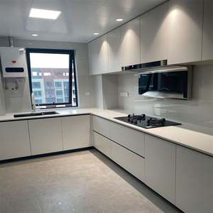 Custom Pvc <b>Cupboard</b> Cabinet Stainless Steel Kitchen Island - Product Image 3