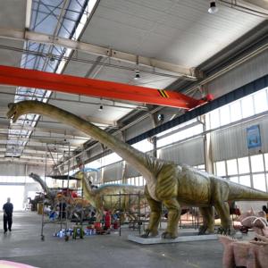 Brachiosaurus Animatronic Dinosaure Modèle Équipement de <span class=keywords><strong>parc</strong></span> à thème extérieur Installations électriques pour centre commercial Statue en métal - Product Image 2