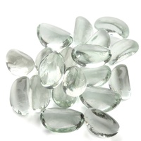 Perles de verre Cachew Fire modernes, écologiques, transparentes, pour foyer, aménagement paysager et décoration d'aquarium, vente en gros, direct usine