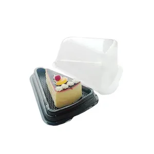 Einweg-Käsekuchen-Plastik regal halb gebackene Käsekuchen box Verpackungs kuchen box mit Deckel