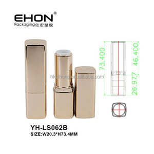 Tubes d'emballage cosmétique en plastique de luxe élégants, contenants métalliques vides pour rouge à lèvres et articles de toilette pour cosmétiques - Product Image 5