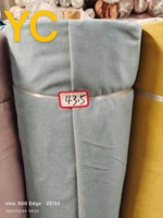 Liquidation d'usine directement de haute qualité Double face Morandi épais Chenille lourd uni teint Blackout Textile de maison