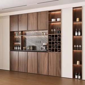 ตู้เก็บช้อนส้อมไม้ดีไซน์ทันสมัย น้ำหนักเบา หรูหรา สวยงาม ใช้งานได้จริง พร้อมดีไซน์แบบแฮนด์ฟรี สำหรับห้องนั่งเล่น - Product Image 1