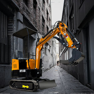 Hightop HT10B Mini excavadora pequeña sobre orugas <span class=keywords><strong>CE</strong></span> aprobado alta eficiencia en áreas confinadas - Product Image 2