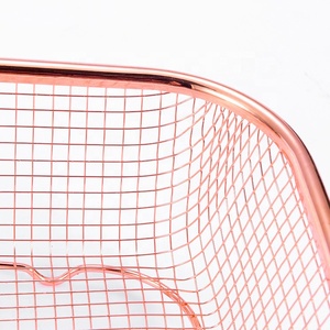 Cesta de malla de acero inoxidable color oro rosa para escurrir frutas, cesta de almacenamiento para cocina, cesta para limpiar verduras, utensilio de cocina - Product Image 3