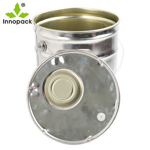 Seau métallique de 18 L avec couvercle, capacité 18 kg, en fer blanc de qualité alimentaire, impression personnalisée, vente directe usine - Product Image 6