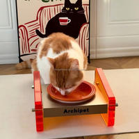 Bol en céramique pour chien et animal de compagnie, écologique, anti-choc, avec support, pour riz, fournitures pour chats et chiens
