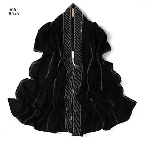 ผ้าพันคอแฟชั่นสีพื้นประดับคริสตัลแบบติดร้อน สไตล์ฮิต ขายดีประจำปี 2026 เหมาะสำหรับผู้หญิงมุสลิม - Product Image 6