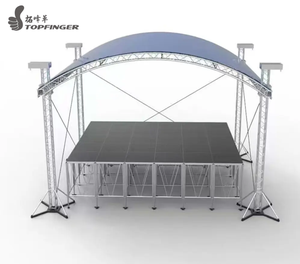 Botte en aluminium certifiée TUV d'éclairage d'événement pour des affichages de botte certifiés de plancher et de toit - Product Image 1