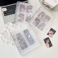 Album Foto PVC Custom, Album Penyimpanan Memo/Kwitansi DIY untuk Pelajar, Binder Photocard K-pop, Album Kenangan