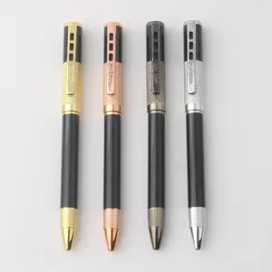 Most Popular Stationery Items New Promotion Cheap Ball Point Metal Pens Ready to Ship Penne with Logo