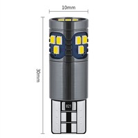 W5W T10 Ampoule LED 168 194 Erreur Canbus 18SMD 3030 Feux de signalisation de voiture 6000K Blanc 12V Décodage LED Clignotants