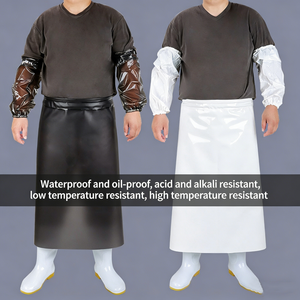 Tablier <span class=keywords><strong>de</strong></span> cuisine et <span class=keywords><strong>de</strong></span> <span class=keywords><strong>restaurant</strong></span> unisexe, écologique, réutilisable, en TPU, sans manches, imperméable, résistant à l'huile, aux acides et aux alcalis - Product Image 1