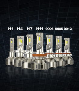 Nouveau X7 haute puissance 45W LED phares de voiture tuyaux 12V Canbus Compatible pour H1 H4 H7 H11 ampoule lampe avec <span class=keywords><strong>3</strong></span> cuivre pour <span class=keywords><strong>BMW</strong></span> 45 ordinaire - Product Image 6