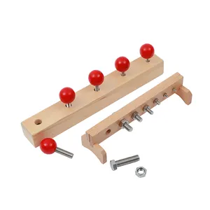 Wooden Montessori Materials Education Sensorial Infant Toys Nuts And Bolts Homeschool Preschool Montessori Class