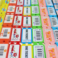 Carton de billet de rachat de machine de jeu d'arcade à double rouleau de papier 180g personnalisé