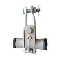 Pince de suspension en alliage d'aluminium FTTH Support pour ADSS 100m Span Power Accessories