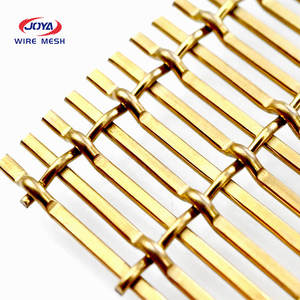 多様性アンティークブロンズステンレス鋼ワイヤーメッシュ無地建物ファサードスクリーン装飾メッシュカット溶接可能 - Product Image 4