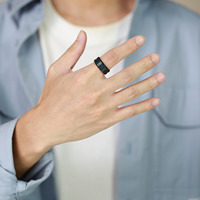 Anneaux en carbure de tungstène de qualité supérieure pour hommes, vente en gros, simples, mats, polis, plaqués, bijoux en acier tungstène pour hommes