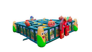 Tema <span class=keywords><strong>de</strong></span> granja <span class=keywords><strong>de</strong></span> laberinto inflable <span class=keywords><strong>de</strong></span> 30 'X 30' para granjas, parches <span class=keywords><strong>de</strong></span> calabaza, huertos <span class=keywords><strong>de</strong></span> manzanas, festivales <span class=keywords><strong>de</strong></span> cosecha para niños y adultos - Product Image 4