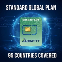 Tarjeta SIM GaodaPTT Premium Plan Global IOT 3G 4G, Tarjeta IOT Multi-red con Cambio Automático para Radio Bidireccional