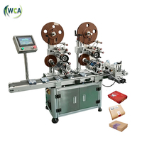 Machine d'étiquetage de haute précision pour boîtes en carton avec scellage de deux coins et autocollants inviolables