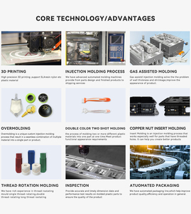 Fábrica YIXUN 2K Molde De Injeção Overmolding De Duas Cores De Plástico Produtos Domésticos De Alta Qualidade Moldes De Moldagem Por Injeção De Dois Tiro - Product Image 6