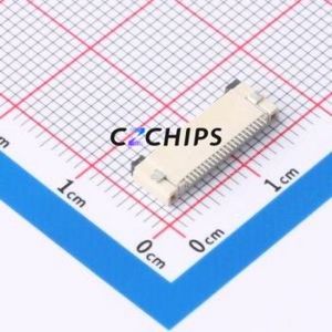 FPC-0.5FX-21PWCR-H20 FFC/FPC Connector SMD,P=0.5mm,Horizontal Mount Connector Flip Cover Type Bottom Contact 21P 0.5mm - Product Image 2