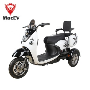 Tricycle électrique 60V à longue portée E-Tricycle à corps ouvert <span class=keywords><strong>pour</strong></span> passager/cargaison 3 roues motorisées certifiées CEE - Product Image 3