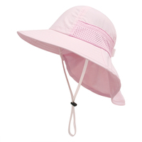 Agent de dropshipping 2026 : Nouveau chapeau de soleil léger en coton pour bébé, protection UV, accessoires de plage, casquette bob réglable
