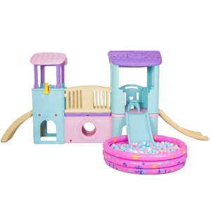 Casa de Juegos Infantil de Alta Calidad para Jardín de Niños, Pequeño Parque Infantil Interior de Plástico con Tobogán - Product Image 2