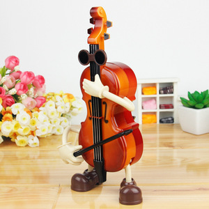 Caja Musical de Plástico con Mecanismo de Relojería, Diseño de Violonchelo, Regalo/Presente Festivo, por Romantic Music Box, Venta al Por Mayor - Product Image 4