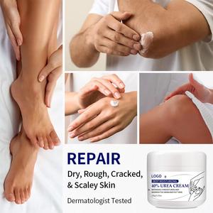 Crème pour les pieds à l'acide hyaluronique et à la vitamine C, hydratante en profondeur, adoucissante, exfoliante, soin des fissures, crème à l'urée, OEM personnalisé - Product Image 6